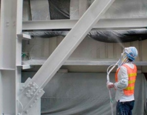 Servicio de aplicaci&oacute;n de pinturas intumescente